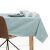 DecoKing Maya mint green tablecloth on a table
