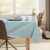 DecoKing Maya mint green classic printed tablecloth on a table