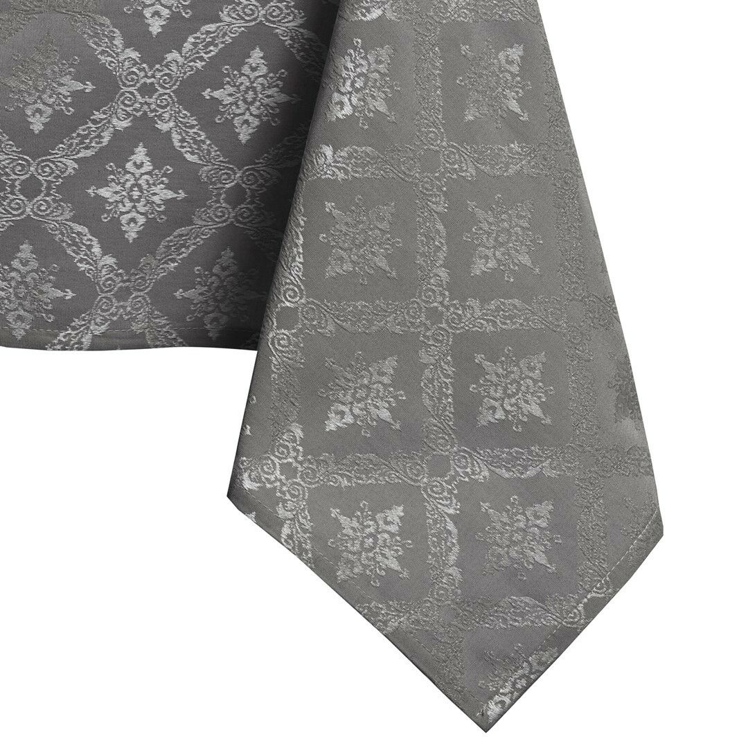 Asztalterítő Maya barna nyomott klasszikus 110x200 owal DecoKing
