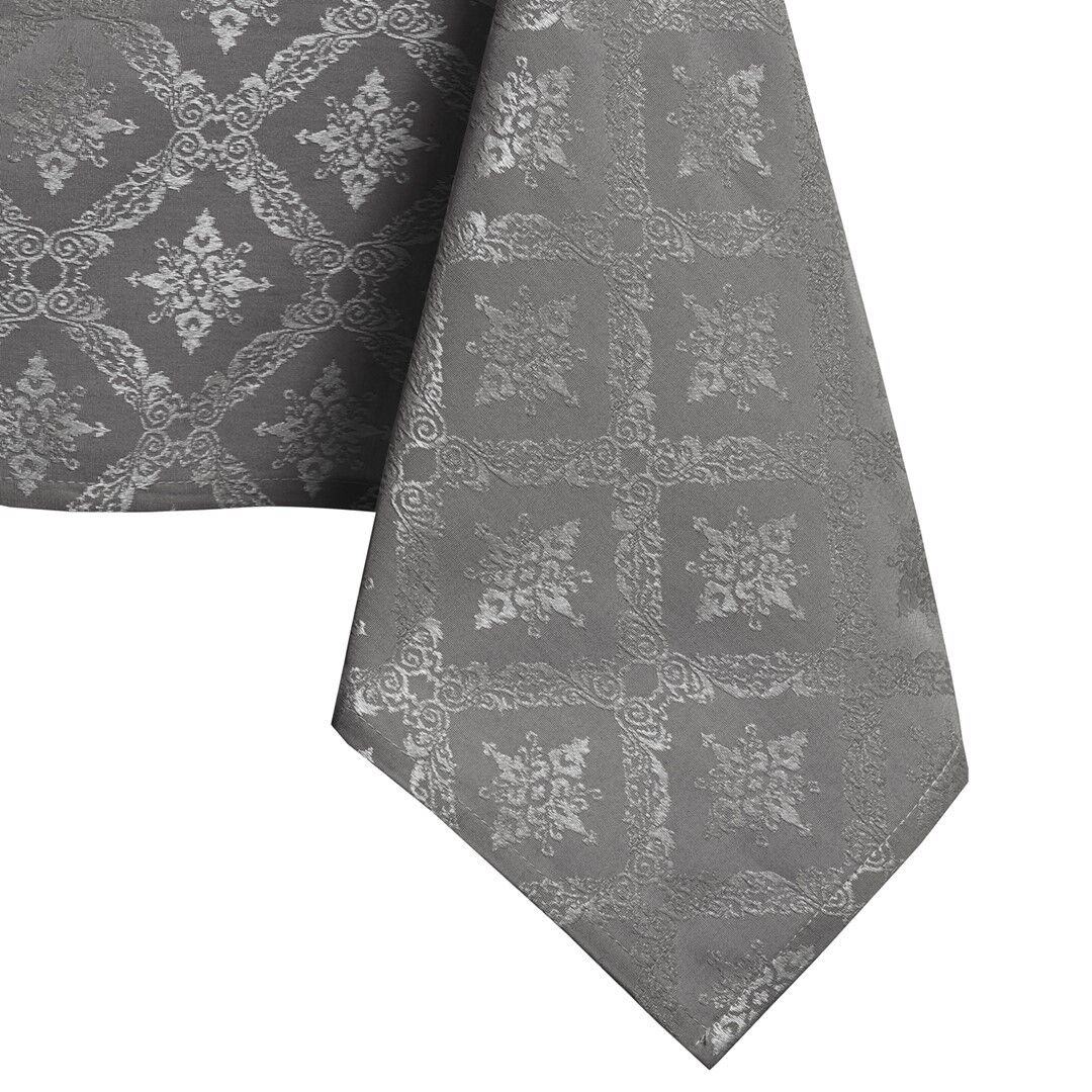 Asztalterítő Maya barna nyomott klasszikus 175x400 owal DecoKing