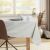DecoKing Maya beige tablecloth in a dining room setting