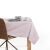 DecoKing Pure powder pink tablecloth on a table setting, isolated