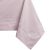DecoKing Pure powder pink tablecloth corner detail