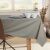 DecoKing Pure cappuccino tablecloth in a dining room setting