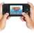 K8 Retro Handheld Game Console, Black, Being Played