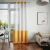 AmeliaHome Irvette white and yellow curtain in living room setting