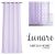 Vorhänge LUNARE Farbe hell lila gesticktes Muster Boho Korsett Voile 140x270 ameliahome 111446875