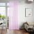 AmeliaHome Lunare pink voile curtain in a living room setting