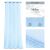 AmeliaHome Molisa light blue curtain with packaging