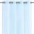 AmeliaHome Molisa light blue curtain with silver grommets hanging on rod