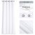 AmeliaHome Pompons white voile curtain with eyelets, 140x270 cm, product packaging