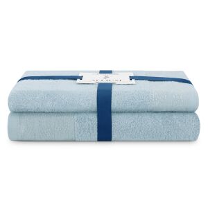 AmeliaHome ALLIUM sky blue towel set 50x90 and 70x130 cm - Towel