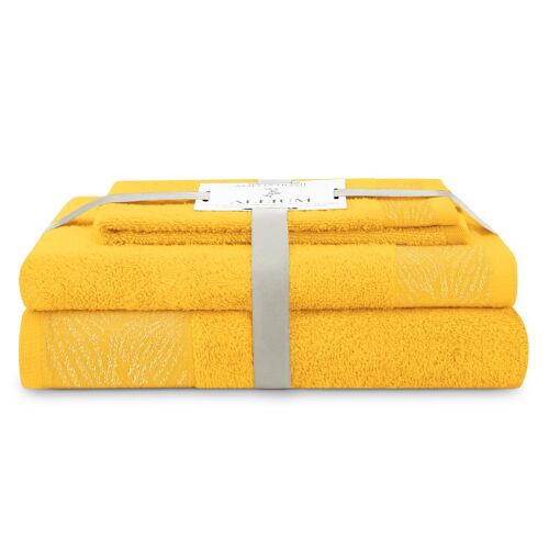 Towel ALLIUM yellow 30x50+50x90+70x130 AmeliaHome