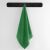 AmeliaHome Amari glass green towel hanging on a rack
