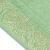 Close-up of AmeliaHome Bellis green towel border with golden lurex details