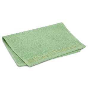 AmeliaHome Bellis green towel 30x50 cm with golden border - Towel