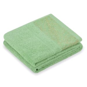 AmeliaHome Bellis green towel 70x130 cm, soft cotton bath towel - Towel