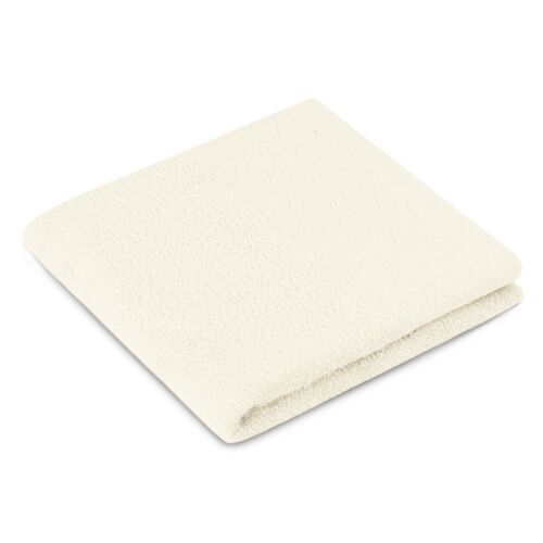 Close-up of AmeliaHome FLOS Cream Hand Towel
