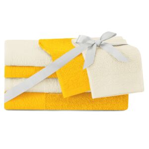 Towel FLOS yellow 2*30x50+2*50x90+2*70x130 AmeliaHome 111447544 - Towel
