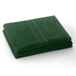 Hajtogatott AmeliaHome Rubrum üvegzöld törölköző 70x130 cm - AmeliaHome