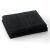 Folded AmeliaHome Rubrum black towel 50x90 cm