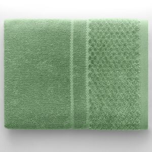 AmeliaHome Rubrum green towel 50x90 cm, flat lay - Towel