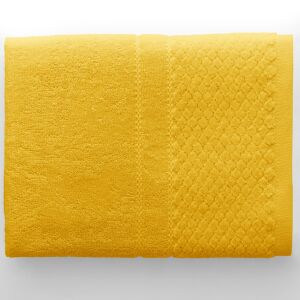 AmeliaHome Rubrum yellow towel 50x90 cm, flat lay - Interior design