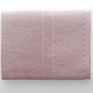 AmeliaHome Rubrum powder rose towel 70x130 cm, flat lay - Towel