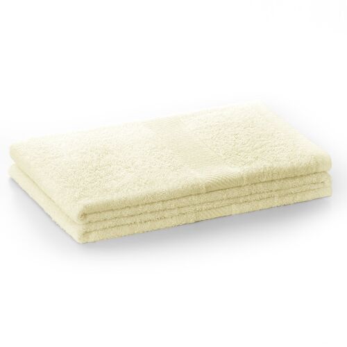 Folded DecoKing Bamby cream towel 50x100 cm