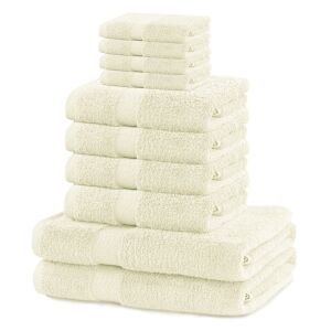 Towel MARINA cream cotton 2*70x140+4*50x100+4*30x50 DecoKing 111447706 - Interior design