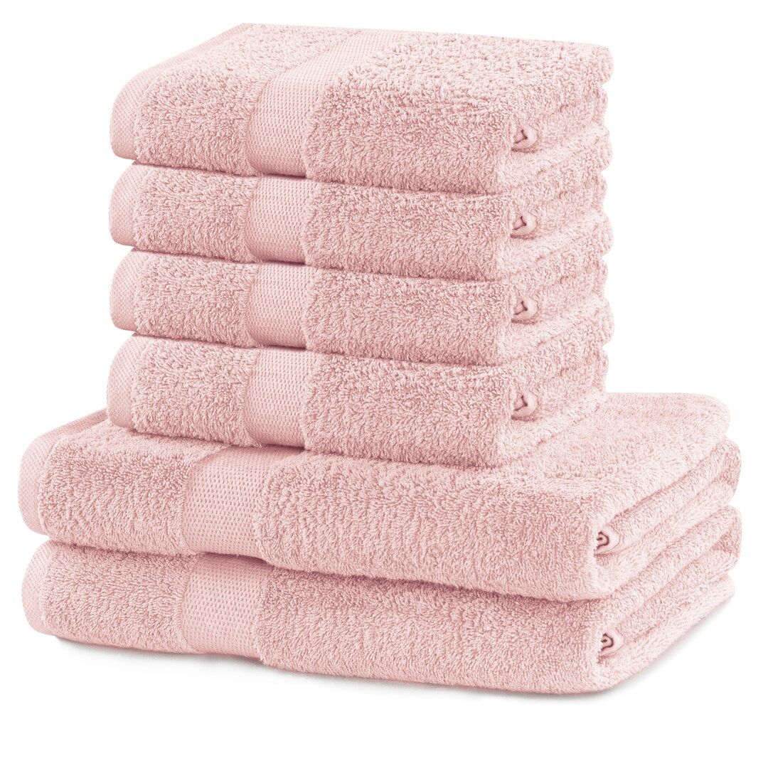 Törölköző MARINA púderrózsa pamut 2*70x140+4*50x100 DecoKing
