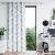 AmeliaHome Serenity white floral blackout curtain in a modern office setting