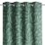 AmeliaHome Calm bottle green blackout curtain hanging with silver grommets