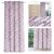 AmeliaHome FUN Mauve Zebra mintás függöny 140x250 cm
