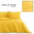 AmeliaHome PALSHA yellow bedspread with decorative pattern