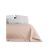 AmeliaHome Ophelia powder pink bedspread on a bed