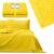 AmeliaHome OPHELIA yellow bedspread with packaging and detail insert