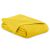 Folded AmeliaHome OPHELIA yellow microfiber bedspread