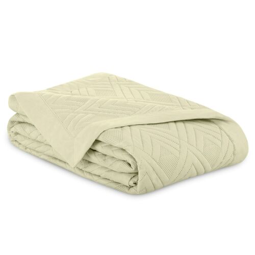 Bedspread OPHELIA color beige style classic fabric microfiber 200x220 AmeliaHome