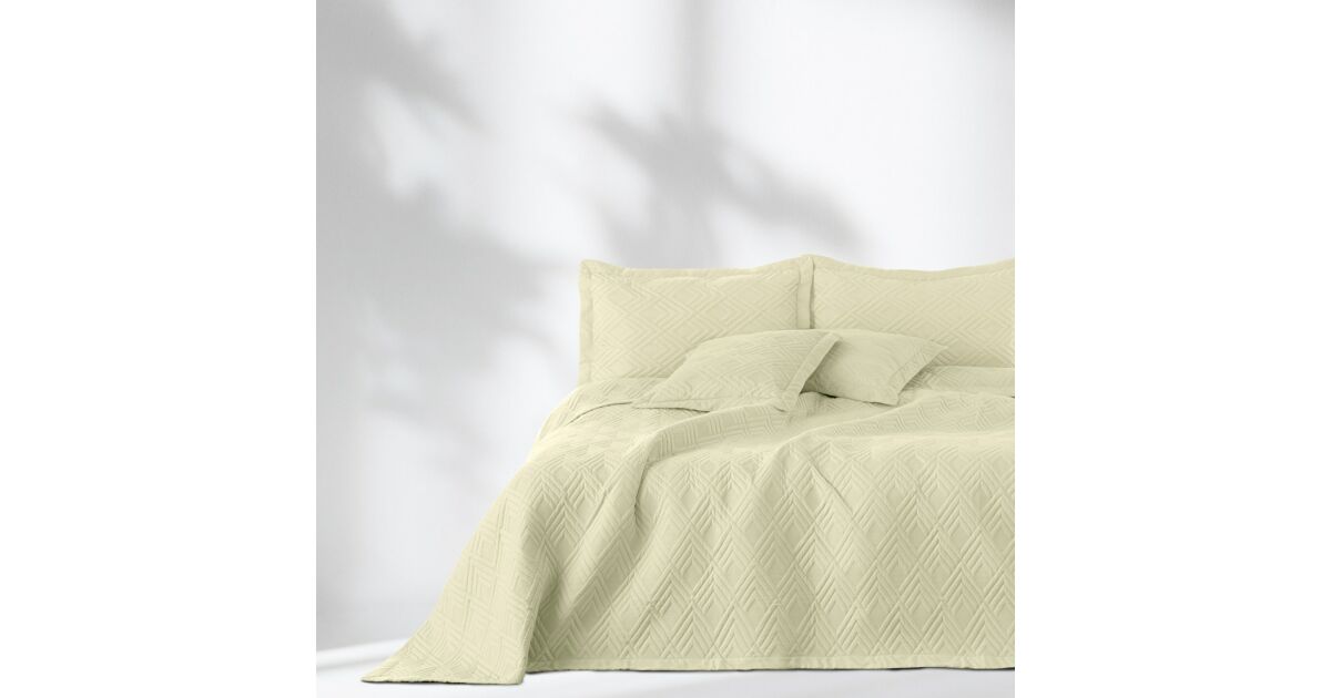 Tagesdecke OPHELIA Farbe beige Stil klassischen Stoff Mikrofaser 200x220 AmeliaHome 111448718