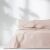 AmeliaHome MEADORE powder pink bedspread 220x240 cm close up