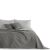 DecoKing Axel graphite grey quilted bedspread on bed with pillows