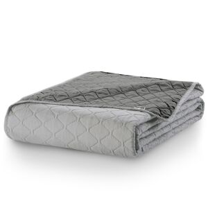 Folded DecoKing Axel graphite grey bedspread 220x240 cm - Bedding