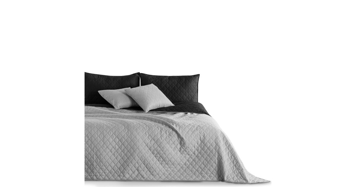 Tagesdecke AXEL Farbe grau Stoff Mikrofaser 170x210 DecoKing 111449383