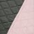 Close-up of DecoKing AXEL pink and gray quilted fabric