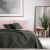 DecoKing AXEL pink and gray bedspread in bedroom setting