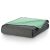 Folded DecoKing AXEL mint green and gray bedspread