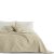 DecoKing AXEL beige Mikrofaser Tagesdecke 240x260 auf Bett