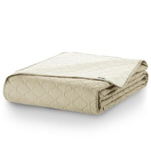 Folded DecoKing Axel beige quilted bedspread - DecoKing