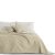 DecoKing Axel beige bedspread on a bed with pillows